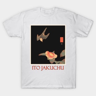 Swallow and Camelia by Ito Jakuchu T-Shirt